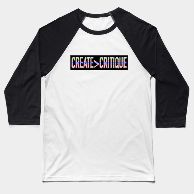 Create > Critique Baseball T-Shirt by Nerdpins